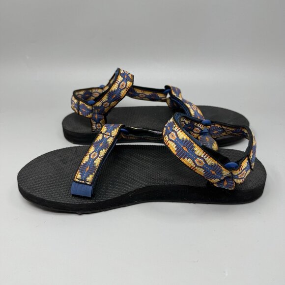 Womens Teva Size 9 Aztec Print Ankle Strap Hiking Sandals 1003987 - Picture 2 of 9